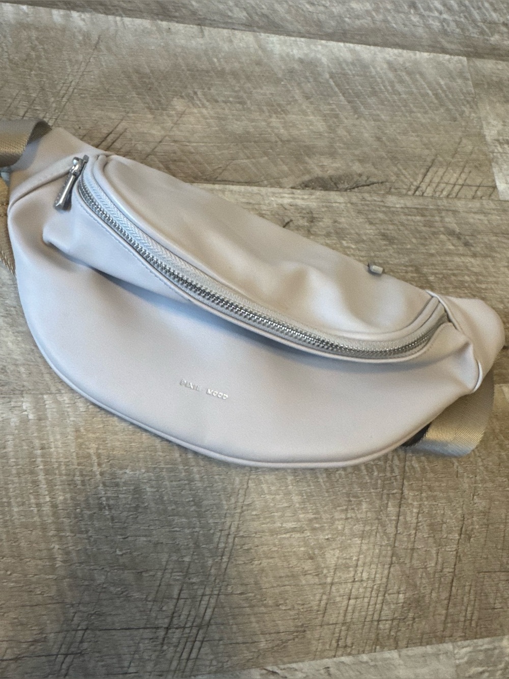 Pixie Mood Cream Leather-Look  Belt Bag, 3 Pockets, Variable Belt Sizr